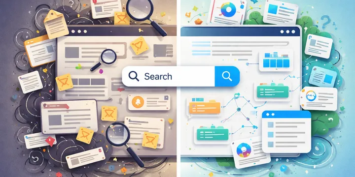 Editorial hero image for the core concept of this post. 6 rules to lock down before running a search-driven website